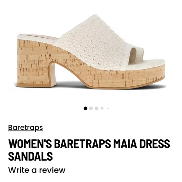 Baretraps MAIA Women's Sandals‎ Natural 9m - Picture 9 of 10